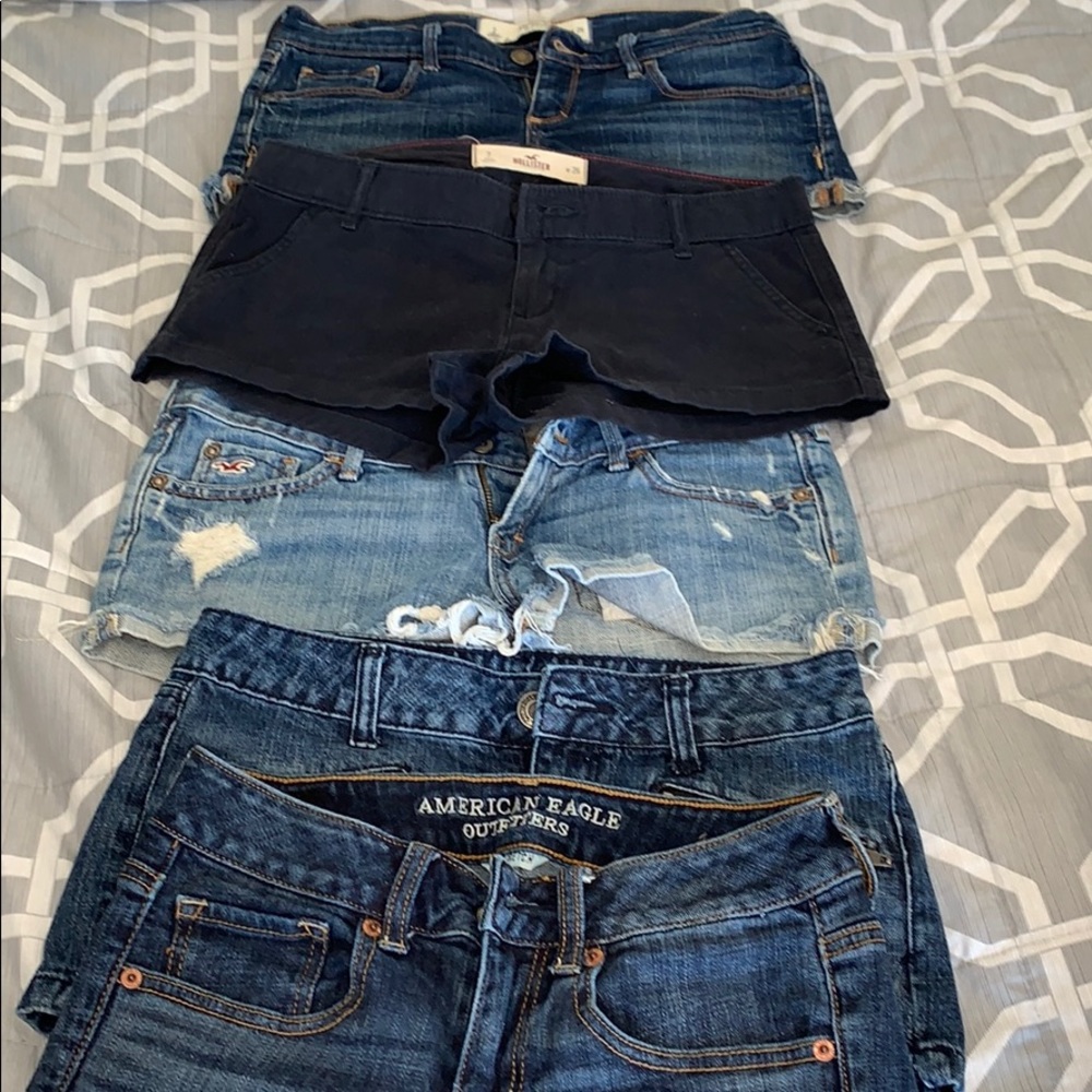 5 Holister & American Eagle Short Bundle